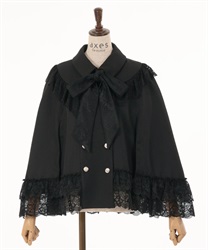 リボン付レースフリルコート | outlet | axes femme online shop リボン付レースフリルコート | outlet | axes femme online shop