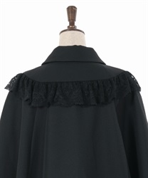 リボン付レースフリルコート | outlet | axes femme online shop リボン付レースフリルコート | outlet | axes femme online shop