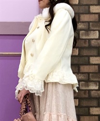 裾レースショートコート | 衣料 | axes femme online shop 裾レースショートコート | 衣料 | axes femme online shop