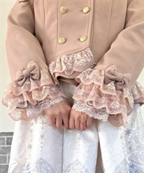 裾レースショートコート | 衣料 | axes femme online shop 裾レースショートコート | 衣料 | axes femme online shop