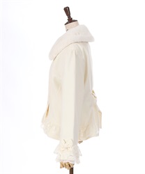 裾レースショートコート | 衣料 | axes femme online shop