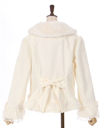 裾レースショートコート | 衣料 | axes femme online shop