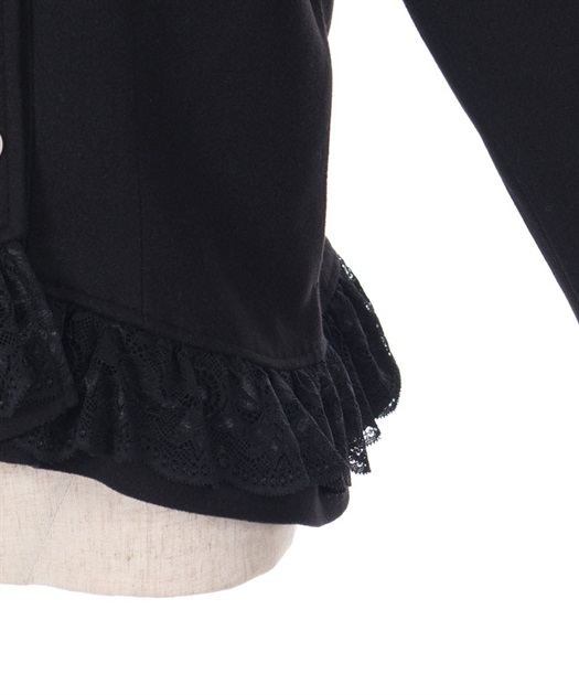 裾レースショートコート | axes femme | axes femme online shop 裾レースショートコート | axes femme | axes femme online shop
