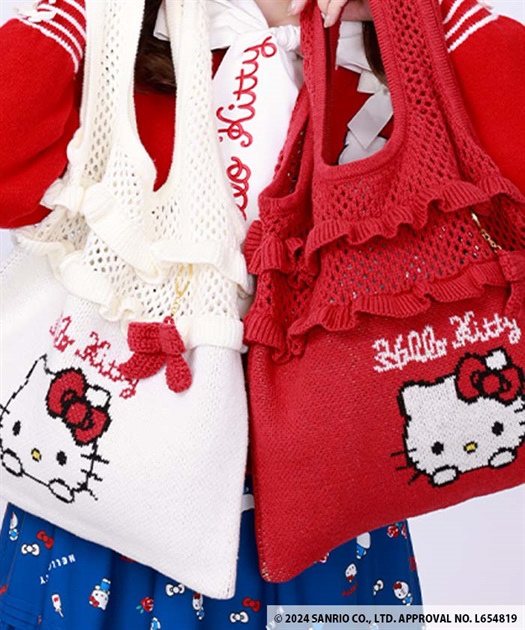 ハローキティニットバッグ | axes femme | axes femme online shop ハローキティニットバッグ | axes femme | axes femme online shop