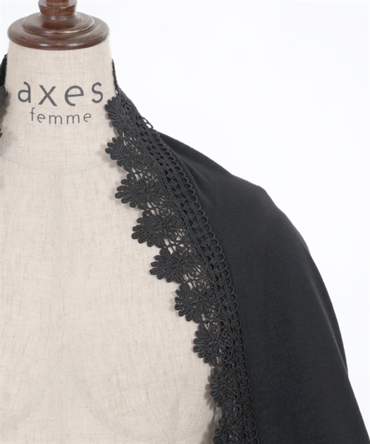 バラ釦付2wayUVストール | outlet | axes femme online shop バラ釦付2wayUVストール | outlet | axes femme online shop