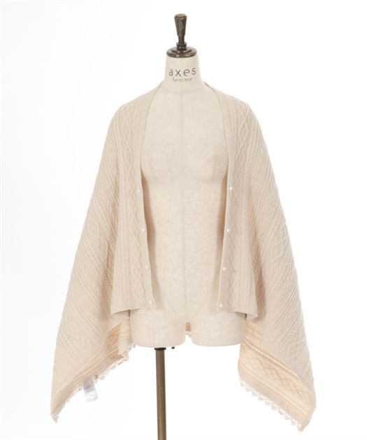 2WAYニットストール | axes femme | axes femme online shop 2WAYニットストール | axes femme | axes femme online shop