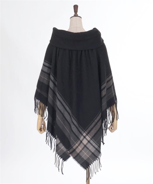 サイドラインチェックポンチョ | axes femme | axes femme サイドラインチェックポンチョ | axes femme | axes femme