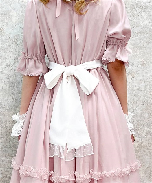 ドットチュールハーフエプロン | kawaii | axes femme online shop ドットチュールハーフエプロン | kawaii | axes femme online shop