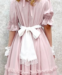 ドットチュールハーフエプロン | レディース服・レディース