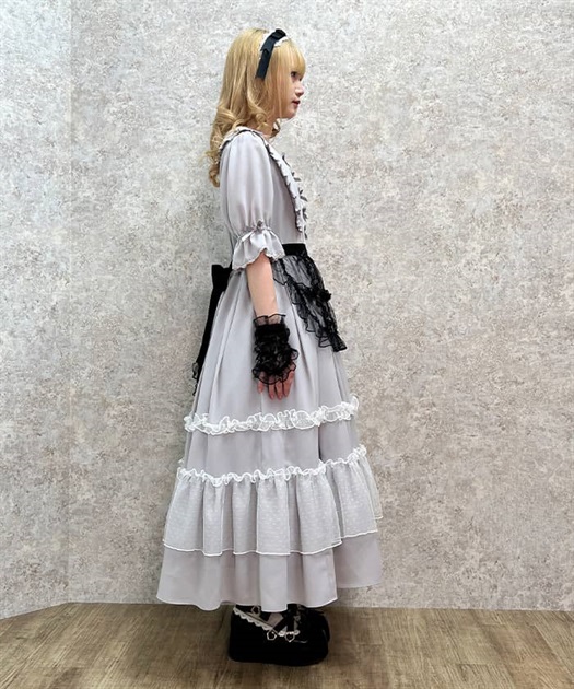 ドットチュールハーフエプロン | kawaii | axes femme online shop ドットチュールハーフエプロン | kawaii | axes femme online shop