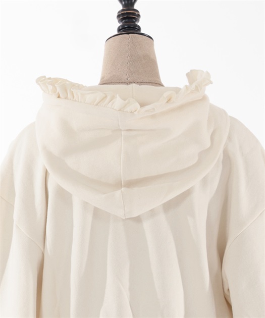 刺繍フリルショートパーカー | outlet | axes femme online shop 刺繍フリルショートパーカー | outlet | axes femme online shop
