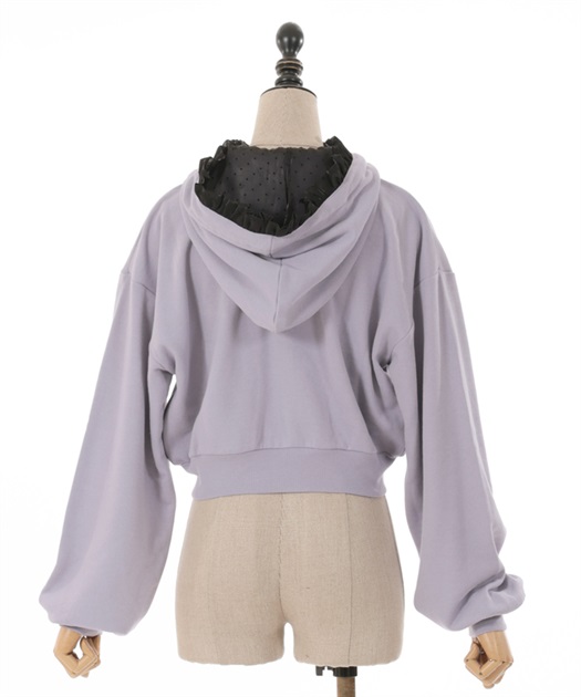 ドットフリルパーカー | outlet | axes femme online shop ドットフリルパーカー | outlet | axes femme online shop