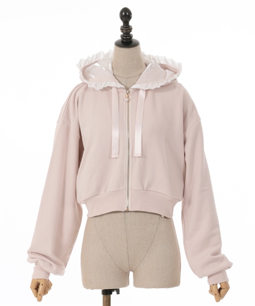 ドットフリルパーカー | outlet | axes femme online shop ドットフリルパーカー | outlet | axes femme online shop
