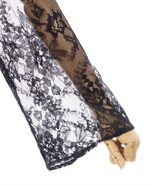 総レースフレアーガウン | outlet | axes femme online shop