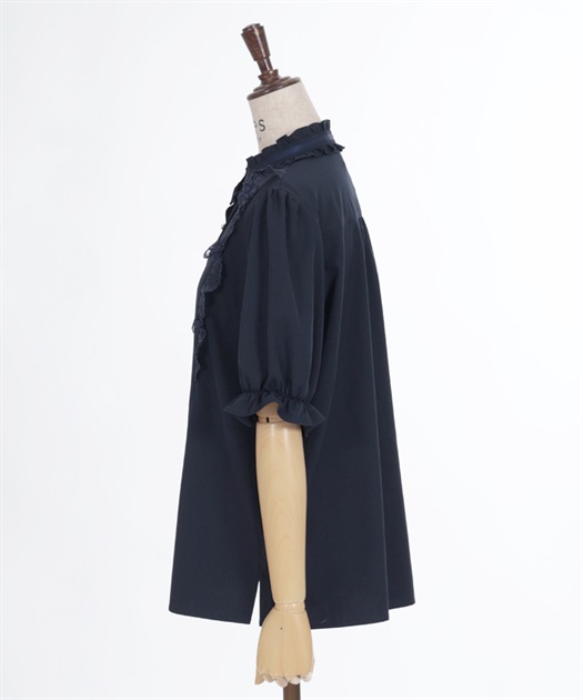 スタンド襟クラシカルブラウス | outlet | axes femme online shop スタンド襟クラシカルブラウス | outlet | axes femme online shop