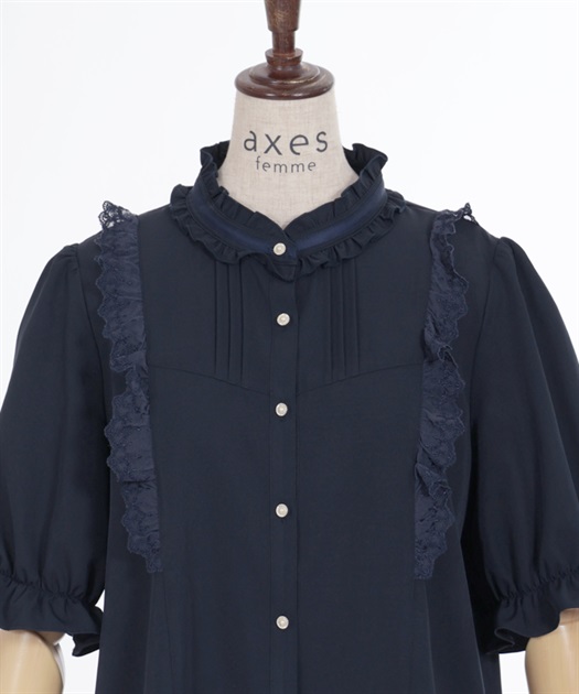 クラシカルレーシーブラウス | kawaii | axes femme online shop