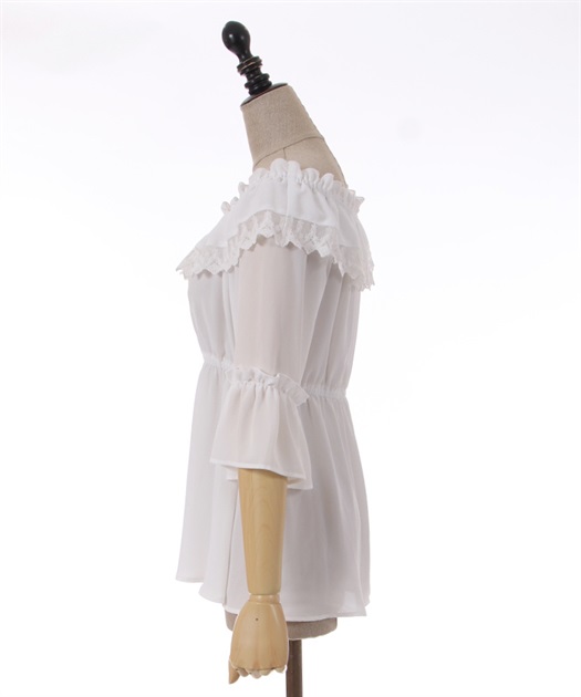 エンパイアフリルブラウス | outlet | axes femme online shop