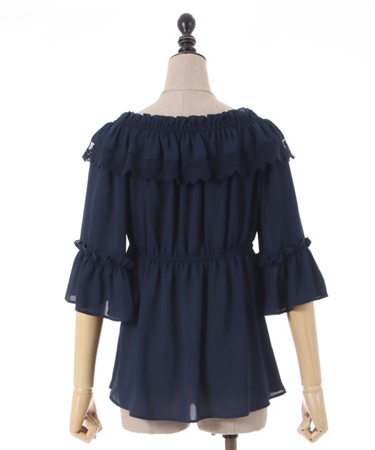 エンパイアフリルブラウス | outlet | axes femme online shop エンパイアフリルブラウス | outlet | axes femme online shop