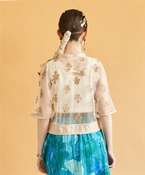 チュール×フラワー刺繍ブラウス | outlet | axes femme online shop チュール×フラワー刺繍ブラウス | outlet | axes femme online shop