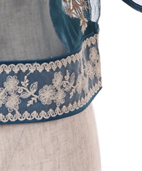 チュール×フラワー刺繍ブラウス | outlet | axes femme online shop チュール×フラワー刺繍ブラウス | outlet | axes femme online shop