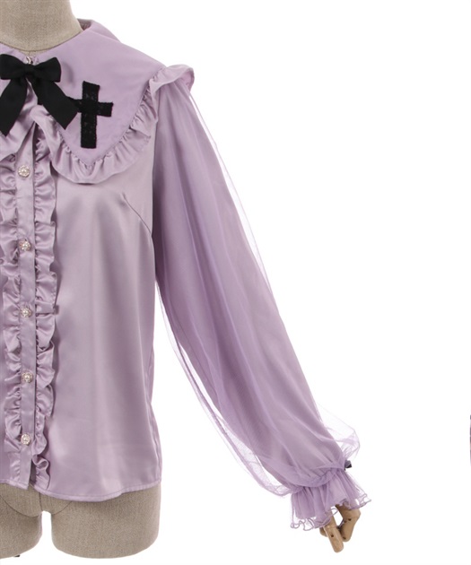 クロスチュールブラウス | kawaii | axes femme online shop クロスチュールブラウス | kawaii | axes femme online shop