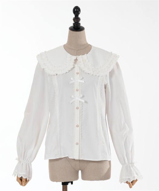 丸襟コットンブラウス | kawaii | axes femme online shop 丸襟コットンブラウス | kawaii | axes femme online shop