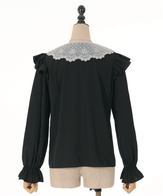 フラワー刺繍襟ブラウス | outlet | axes femme online shop フラワー刺繍襟ブラウス | outlet | axes femme online shop