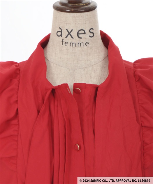 ハローキティ刺繍ブラウス | axes femme | axes femme online shop ハローキティ刺繍ブラウス | axes femme | axes femme online shop