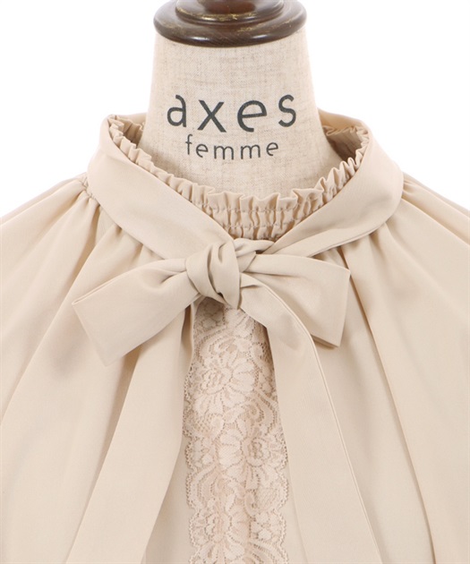 ギャザーデザイン2wayブラウス | outlet | axes femme ギャザーデザイン2wayブラウス | outlet | axes femme