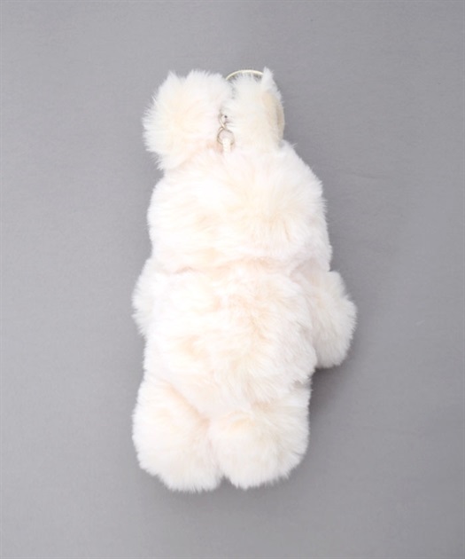 動物キーホルダー 白うさぎ | axes femme | axes femme online shop