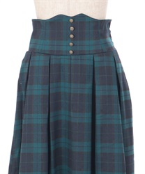 チェック柄ハイウエストスカート | outlet | axes femme online shop