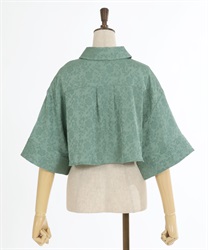 チャイナ釦ショートボレロブラウス | outlet | axes femme チャイナ釦ショートボレロブラウス | outlet | axes femme