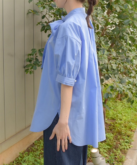 ビッグリボン半袖ブラウス | レディース服・レディース ビッグリボン半袖ブラウス | レディース服・レディース