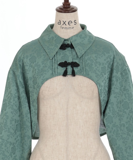 大特価セール femme axes | チャイナ釦付ボレロ風ブラウス | femme axes Kimono / Yukata