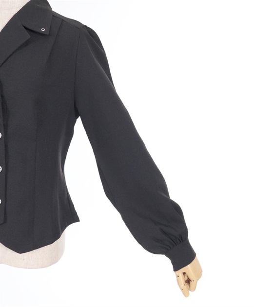 コルセット風開襟ブラウス | レディース服・レディース コルセット風開襟ブラウス | レディース服・レディース