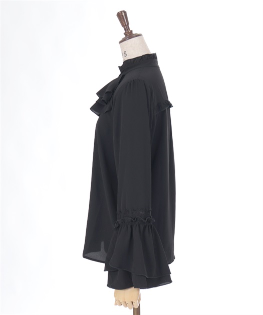 ジャボ風フリルブラウス | レディース服・レディース ジャボ風フリルブラウス | レディース服・レディース