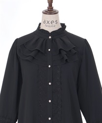 ジャボ風フリルブラウス | レディース服・レディース