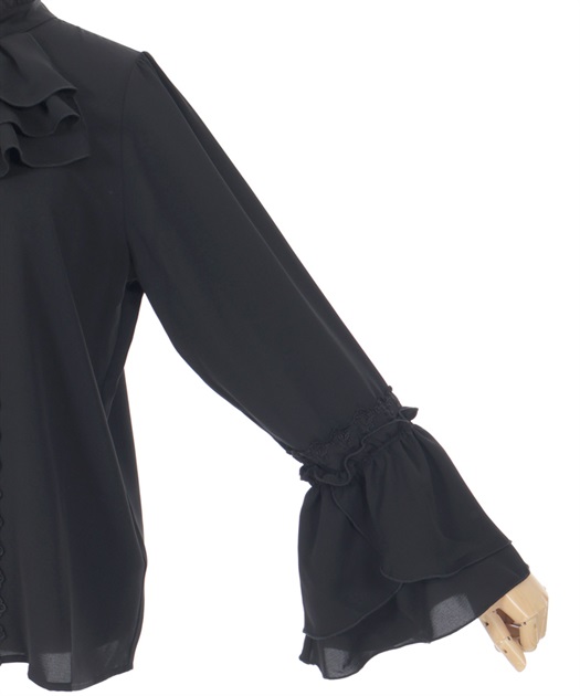 ジャボ風フリルブラウス | レディース服・レディース