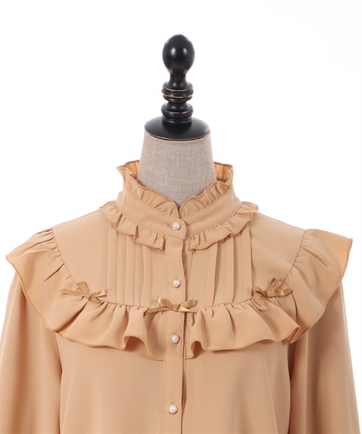 axes femme POETIQUE 姫袖ブラウス タグ リボン付き レーシー姫袖ブラウス【期間限定価格】 | レディース服