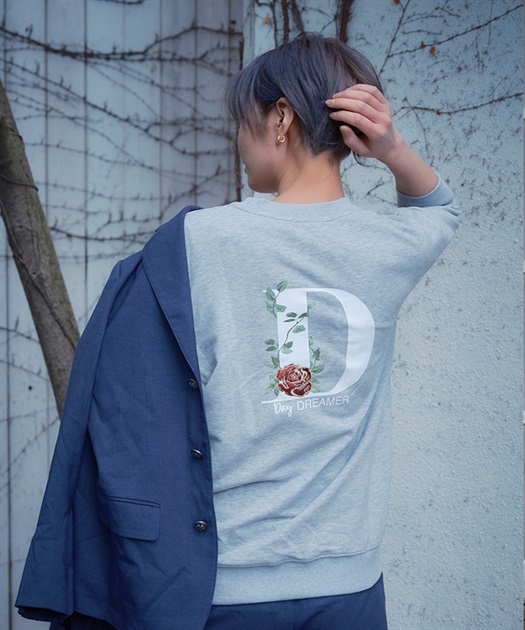 薔薇刺繍×英字プルオーバー【期間限定価格】 | outlet | axes 薔薇刺繍×英字プルオーバー【期間限定価格】 | outlet | axes