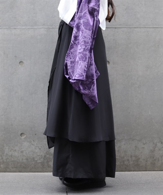 レイヤード袴パンツ | AXES-X | axes femme online shop レイヤード袴パンツ | AXES-X | axes femme online shop