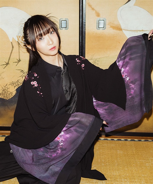枝垂桜刺繍ケープ羽織 | AXES-X | axes femme online shop