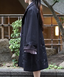 桜パッチワーク刺繍コート | レディース服・レディース 桜パッチワーク刺繍コート | レディース服・レディース