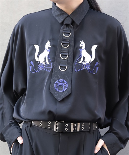 はよせな　ご依頼品 鳥居刺繍Dカン付ネクタイ | REZEN | axes femme online shop