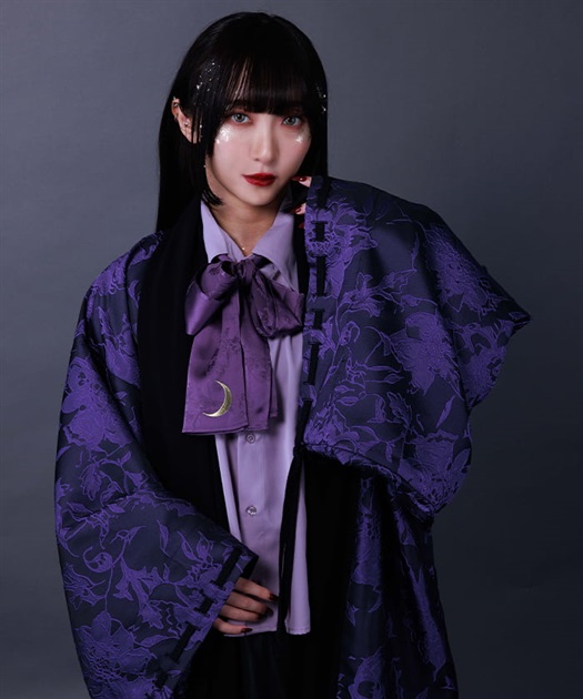 花模様ジャガード羽織【WEB限定価格】 | レディース服 花模様ジャガード羽織【WEB限定価格】 | レディース服