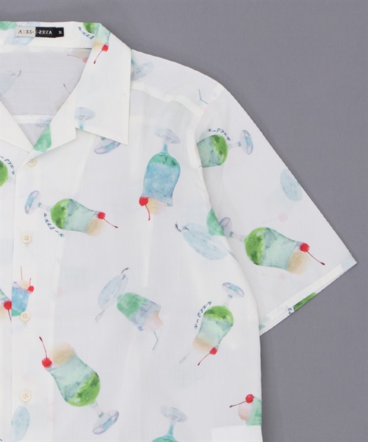 クリームソーダPT半袖シャツ | outlet | axes femme online shop クリームソーダPT半袖シャツ | outlet | axes femme online shop