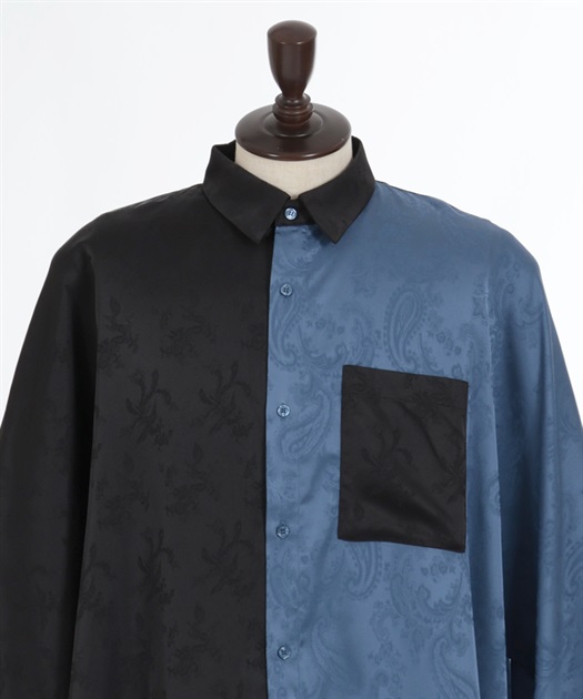 配色ドルマン半袖シャツ | AXES-X＆REZEN -outlet- | axes femme