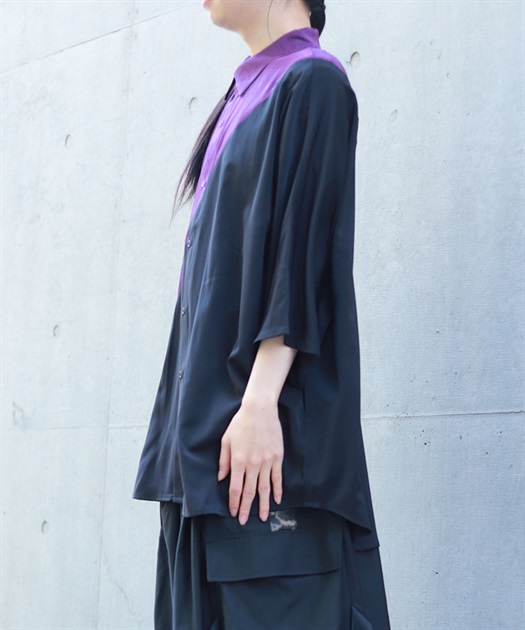 バイアス切替ドルマンシャツ | AXES-X | axes femme online shop バイアス切替ドルマンシャツ | AXES-X | axes femme online shop