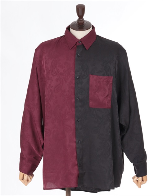 配色ドルマン長袖シャツ【WEB限定価格】 | レディース服 配色ドルマン長袖シャツ【WEB限定価格】 | レディース服