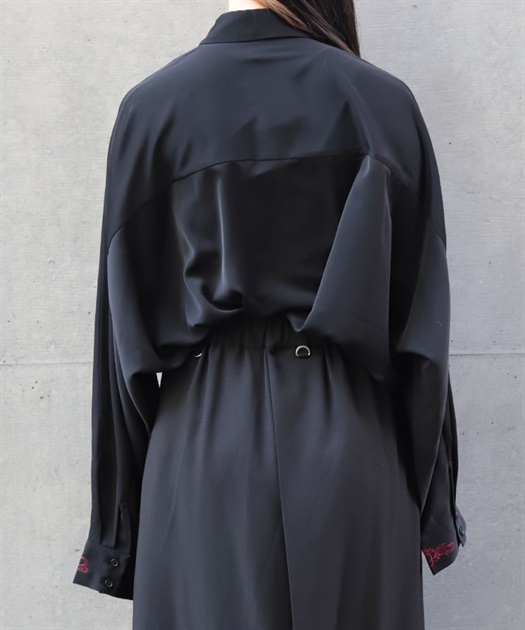 蓮刺繍シャツ【ランク別お値下げ対象商品】 | axes femme online shop